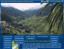 Tablet Screenshot of madeirahappytours.com